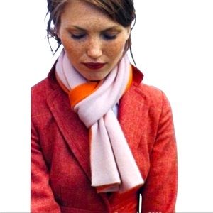 J. Crew X Robert Noble Scottish Wool Herringbone Blazer flame size 6